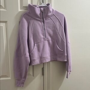 Lululemon Athletica Purple Half-Zip Sweatshirt
